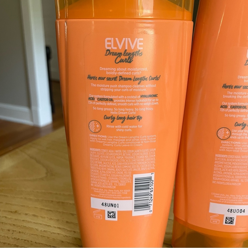 L'Oreal Paris Elvive Dream Lengths Curls Shampoo & Conditioner Brand New - Picture 5 of 6
